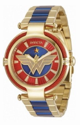 Invicta 34954 Dc Wonder Woman Limited Ed 40mm 00084000 Watch Low Number Invicta 34954 Dc Wonder Woman Limited Ed 40mm 00084000 Watch Low Number